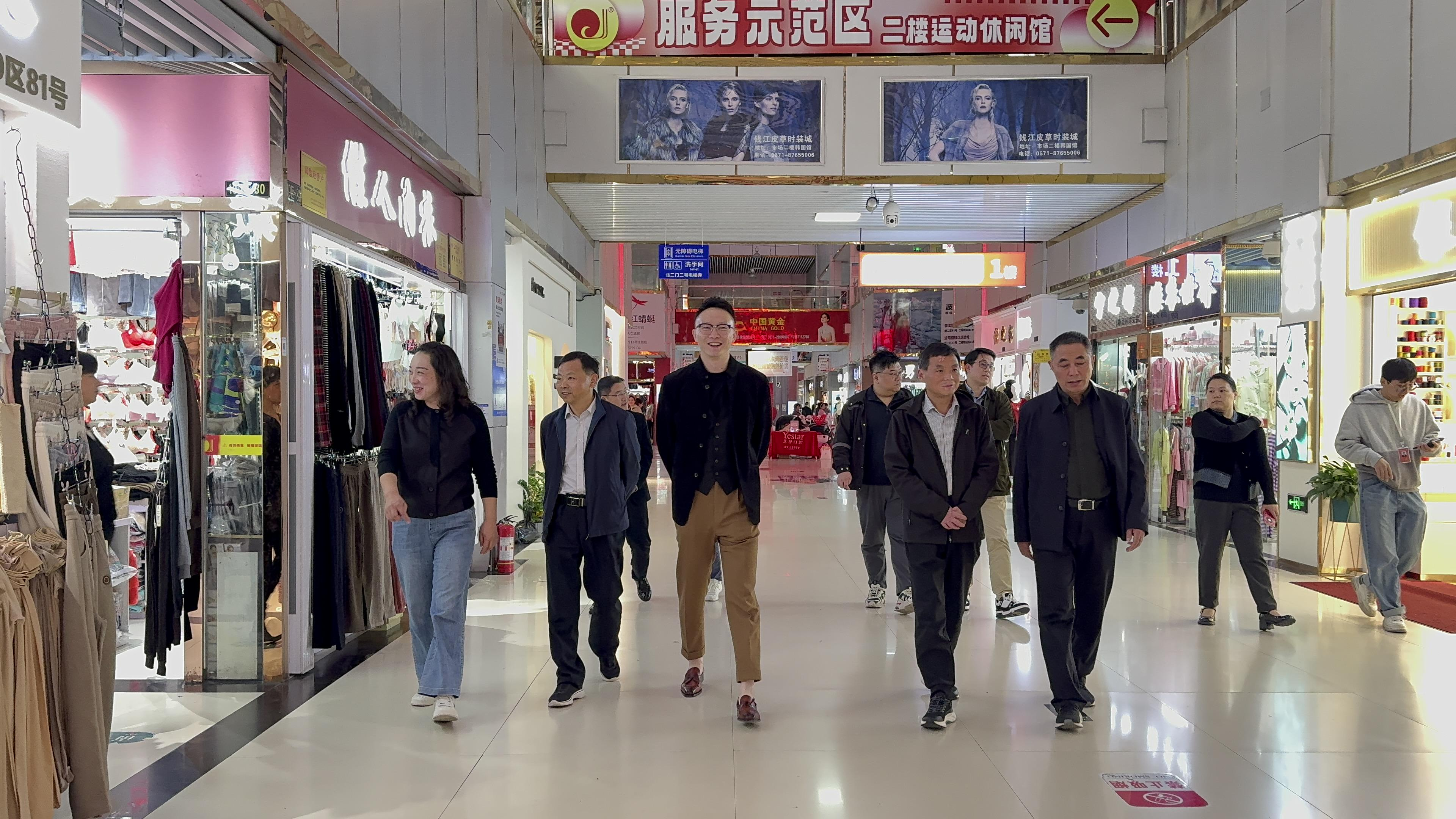 來安縣人大常委會蒞臨錢江商城調(diào)研