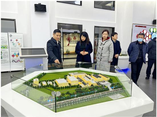 淮南市田家庵區(qū)區(qū)委常委、副區(qū)長張曙暉 考察建華文創(chuàng)集團