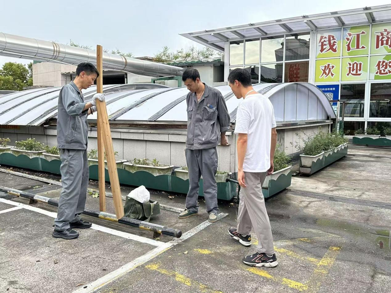 風(fēng)雨退去，安全先行！錢江商城開展安全巡查工作