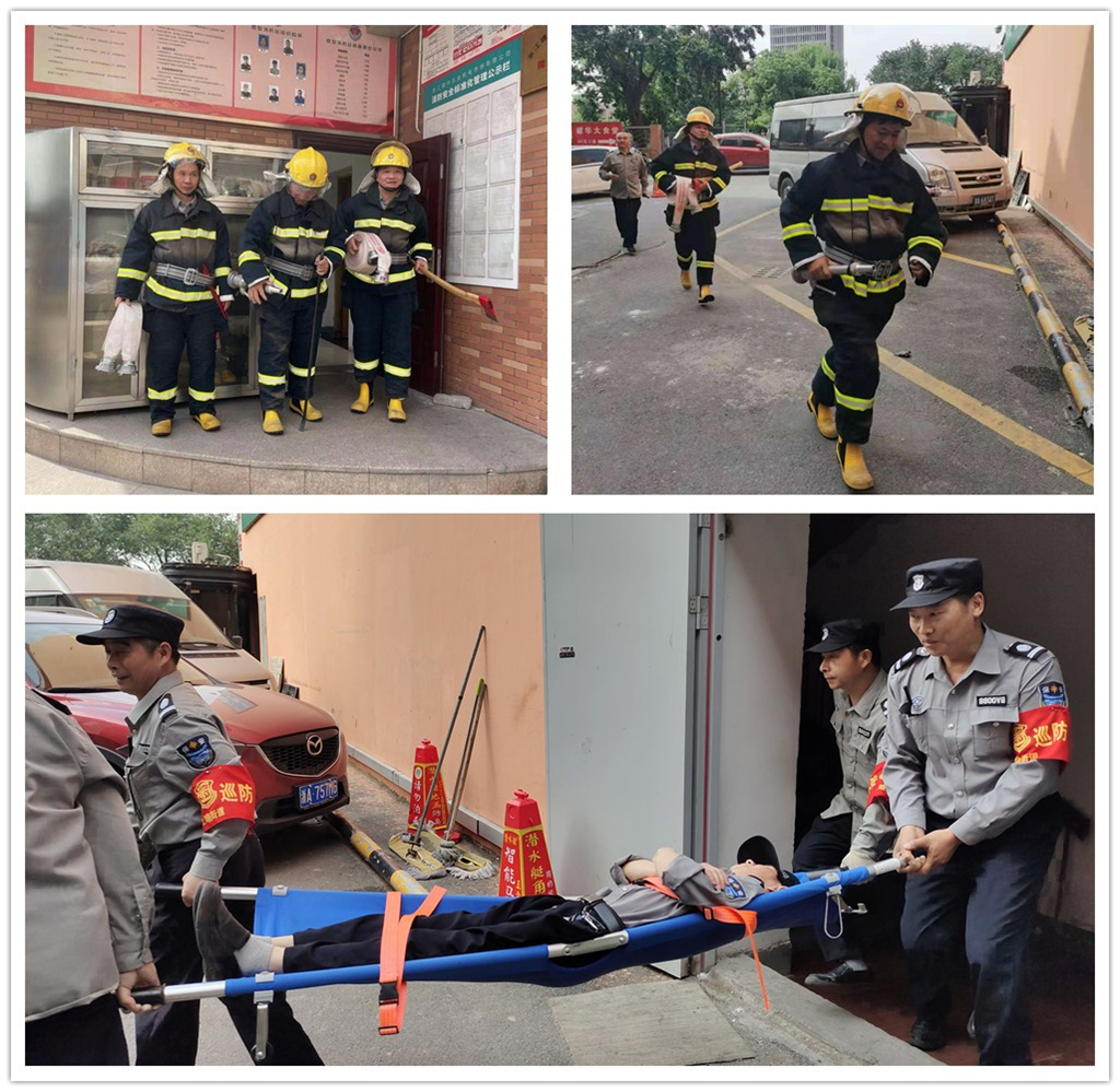 建華市場(chǎng)開展安全疏散逃生、滅火演練